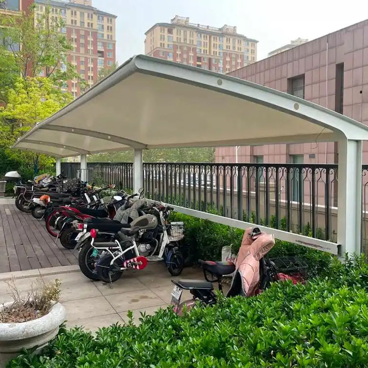 兴业县膜结构电动车棚